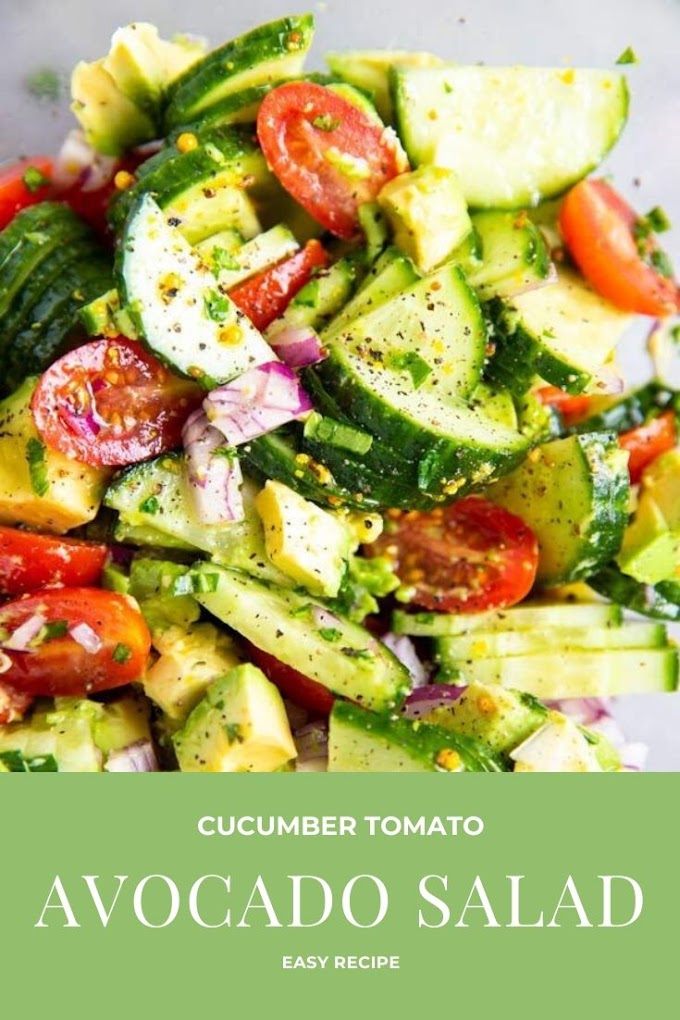 Avocado salad easy healthy recipes