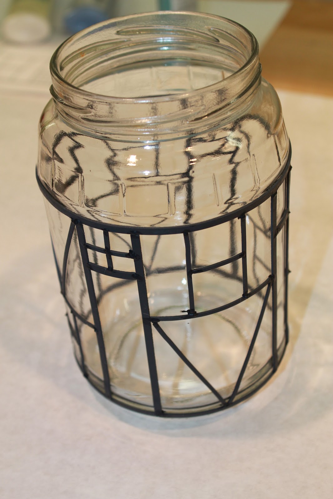 The FABULOUS Blog of Miss Ginger Grant! Stained Glass Bottles and Jars