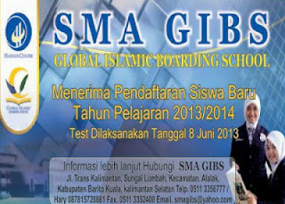 Penerimaan Siswa baru SMA GIBS
