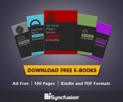 Syncfusion free e-books
