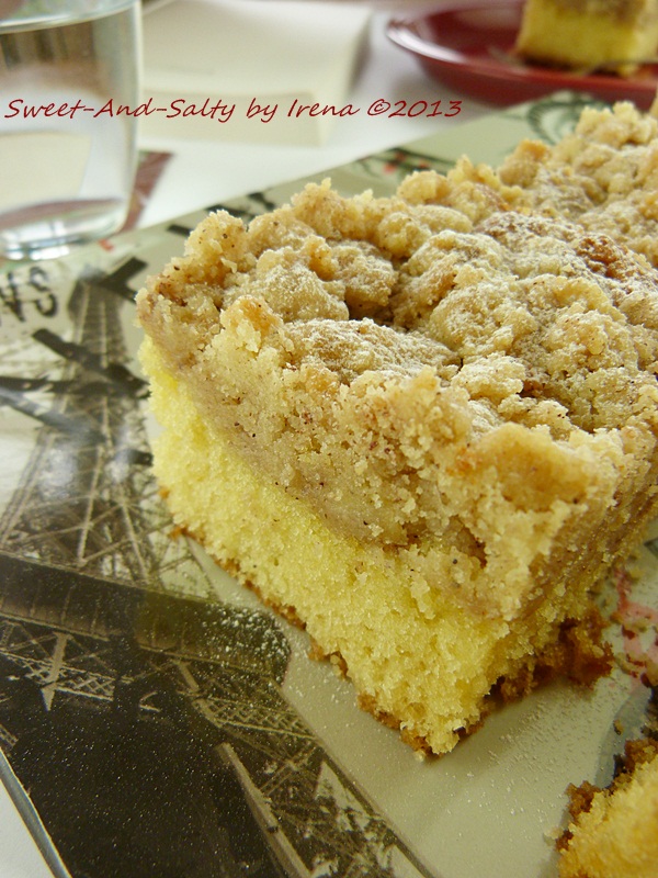 sweet-and-salty: Njujorški mrvičasti kolač / NY Crumb Cake