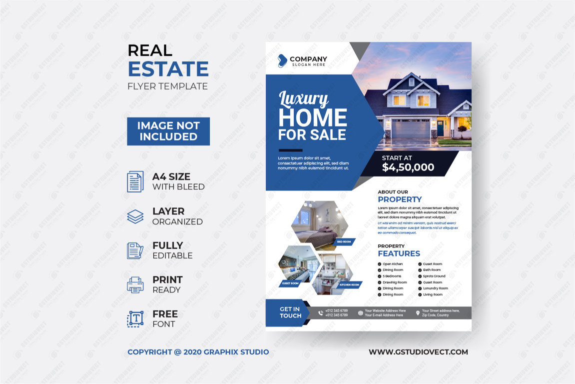 Creative Real Estate Flyer Template Free Download For Free Real Estate Flyer Templates Download