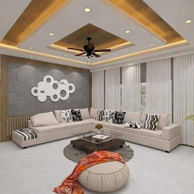 New Gypsum Ceiling Design For Living Room 2019