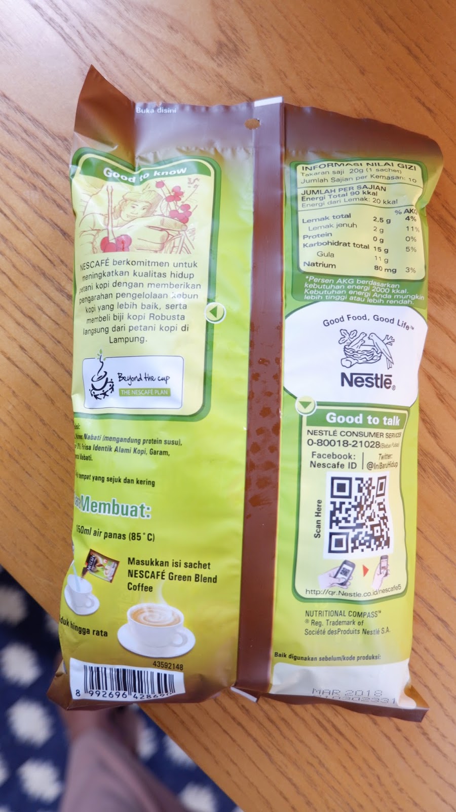 Green Kopi Untuk Diet Review Nescafe Green Blend Kania