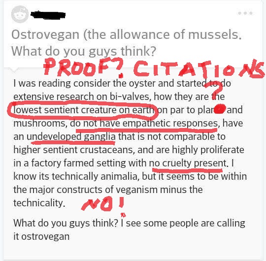 Vegans For Reason The Case for Vegans Eating Oysters, Mussels, & Other