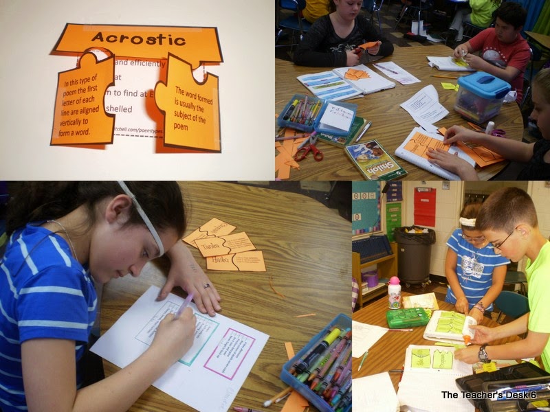 The Teacher's Desk 6... Throwback Thursday Poetry and INB Foldables