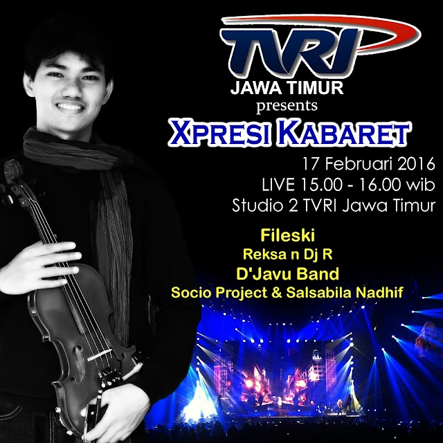 TVRI presents  XPRESI KABARET   17 Februari 2016 LIVE 15.00 - 16.00 wib