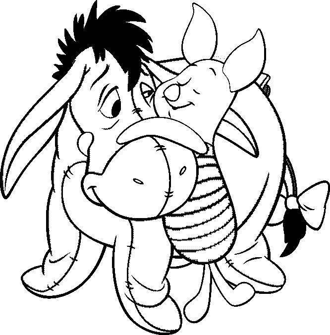 my picture: eeyore coloring pages