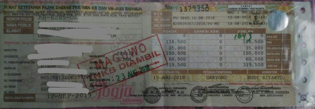 Biro Jasa STNK Sleman: PERPANJANGAN PAJAK TAHUNAN STNK SLEMAN Biro Jasa STNK Sleman: PERPANJANGAN PAJAK TAHUNAN STNK SLEMAN