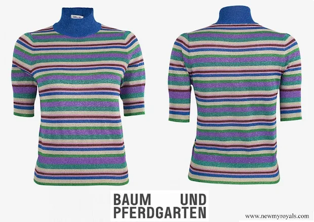 Crown Princess Victoria wore Baum und Pferdgarten Camellia Sweater Top