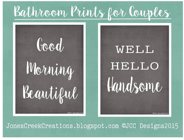 Jones Creek Creations: Bathroom Printables