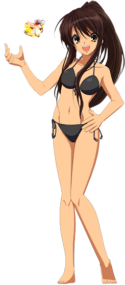 Suzumiya Haruhi no Yuuutsu - Suzumiya Haruhi Render 7