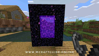how to make nether portal in Minecraft