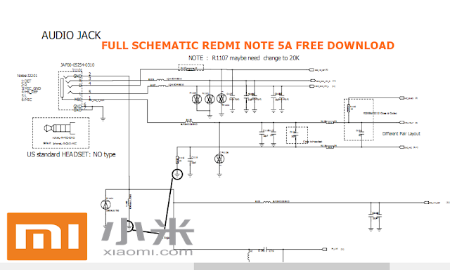 Full Schematic Xiaomi Redmi Note 5a Free Download