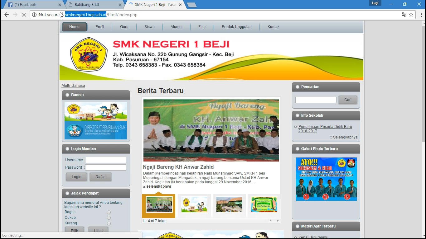 Deface Web Sekolah Dengan Cms Balitbang 2017 LoyoID