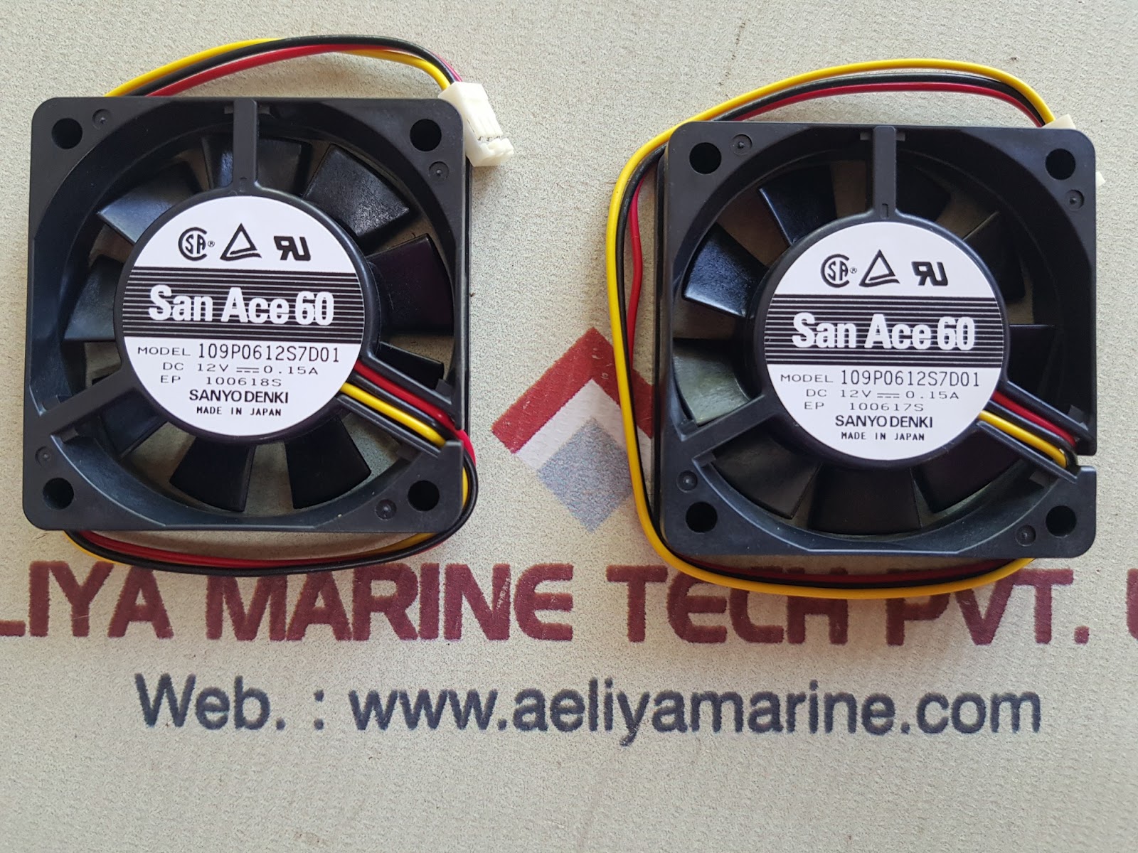 SANYO DENKI SAN ACE 60 FAN 109P0612S7D01 - Aeliya Marine