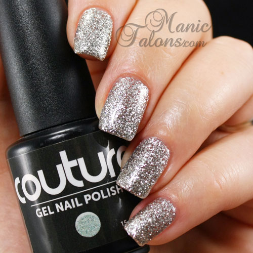Manic Talons Nail Design: Simple Glitz and Tear Drops with Couture Gel ...