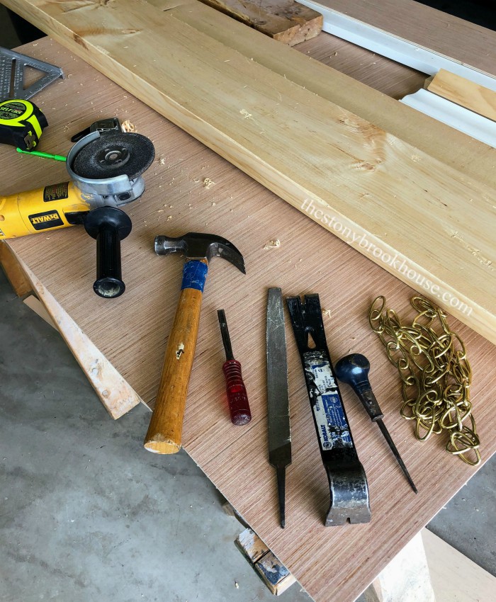 How To DIY & Distress A Faux Wood Beam Mantel The Stonybrook House