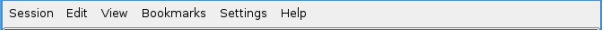 Menu bar Menu bar