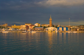 The port of Civitanova Marche, where Paciott's parents established the family business in 1948