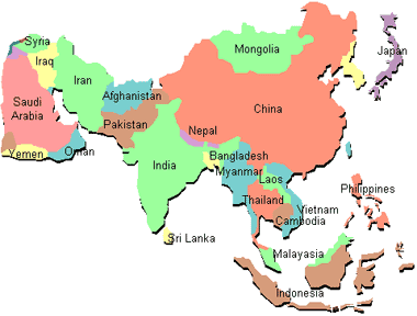 Best Maps: Map Of Asia