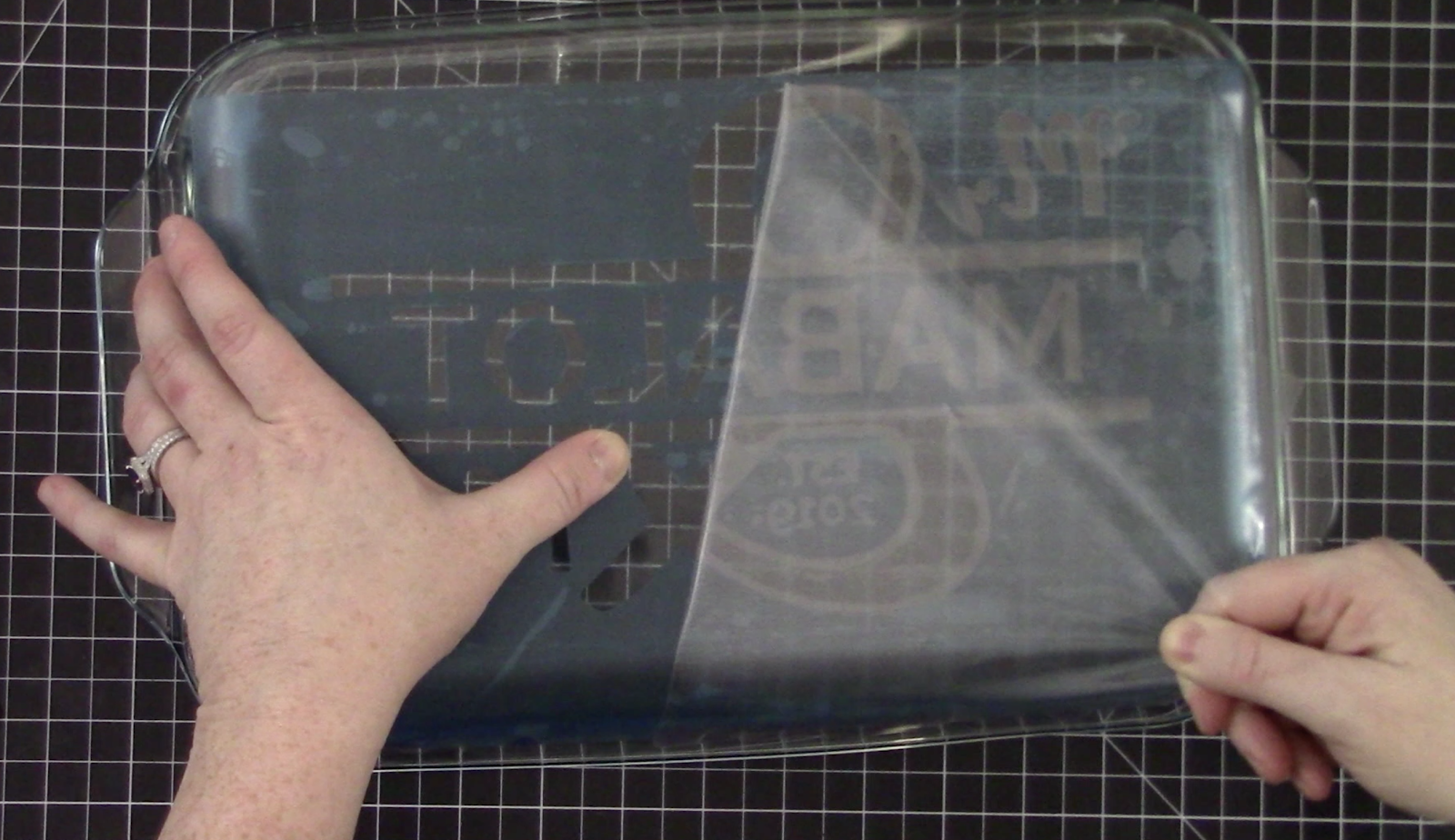 Beginner Glass Etching Tutorial with Silhouette Stencil Silhouette School