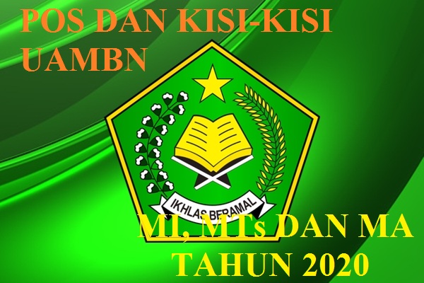 Pos Uambn Dan Kisi Kisi Mi Mts Dan Ma Tahun 2020 Home