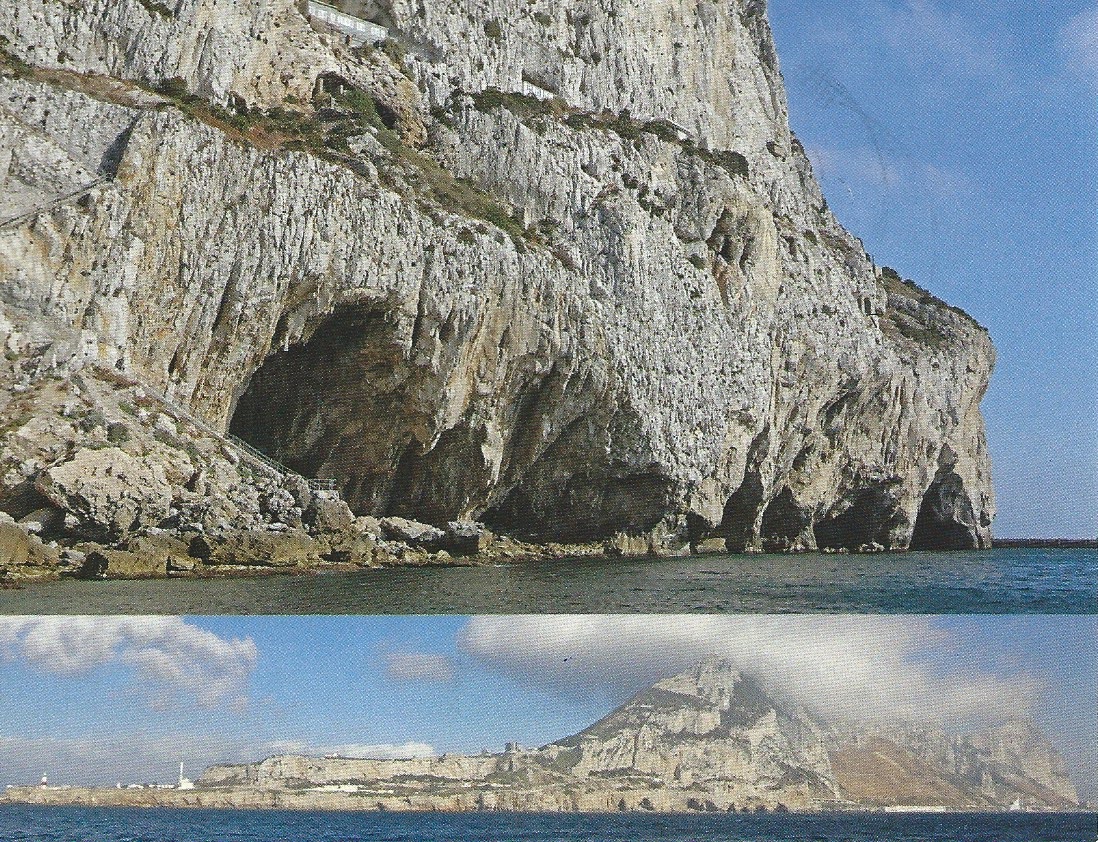 MY POSTCARDPAGE GIBRALTAR Gorham’s Cave Complex UNESCO