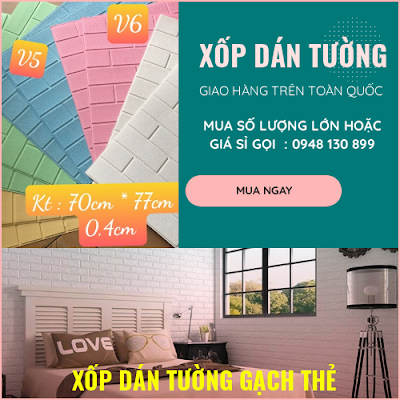 Xốp dán tường – Những lý do tạo nên cơn sốt