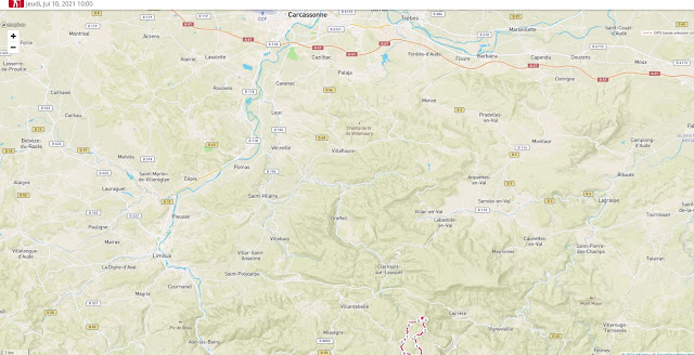 Jusqu'à Carcassonne ça va, après ça se complique un peu...