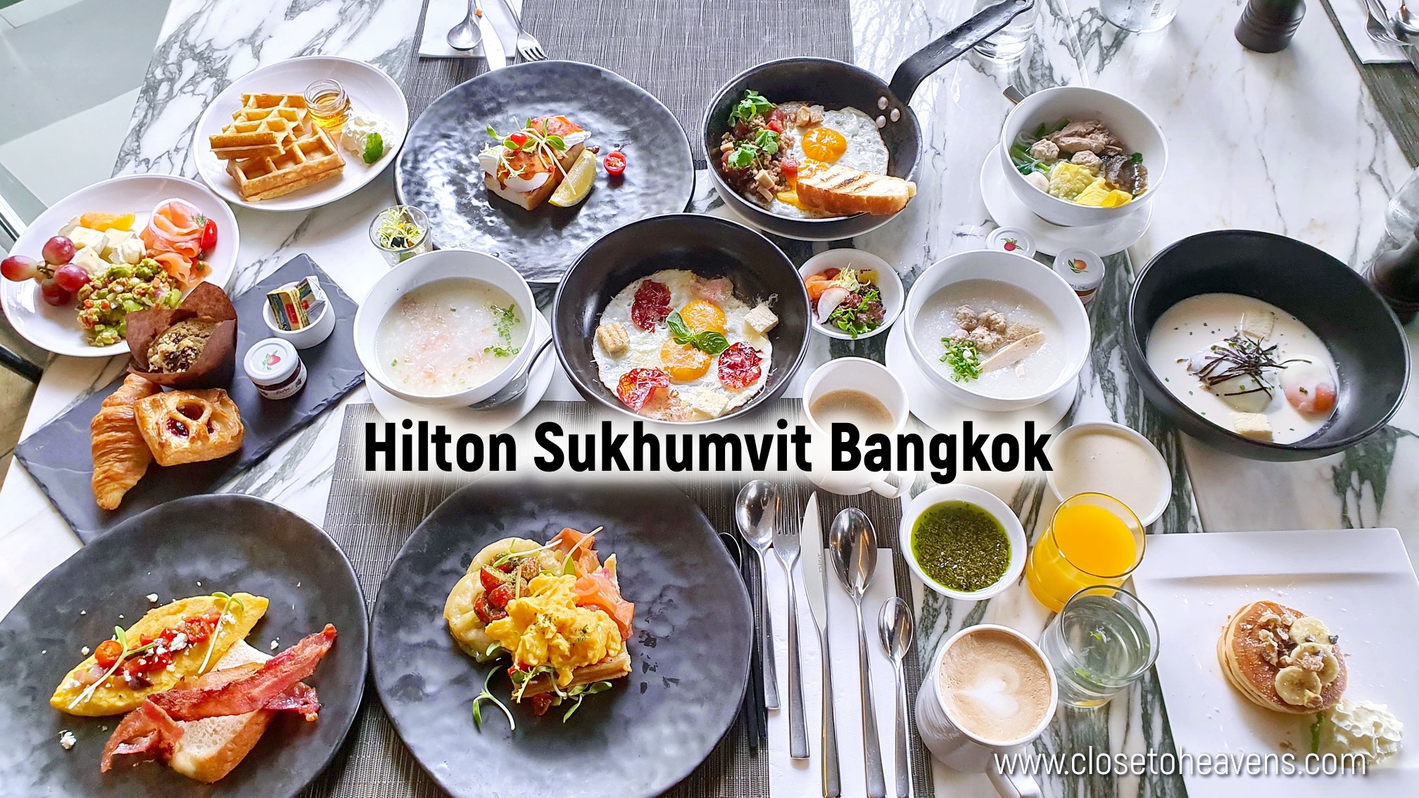 Hilton Sukhumvit Bangkok ห้องพัก + บุฟเฟ่ต์อาหารเช้า