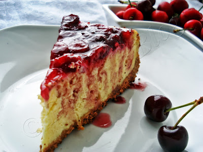 Cheesecake cu cirese