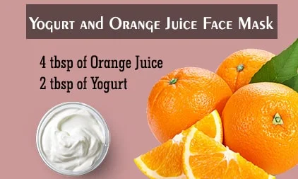 Yogurt and Orange Juice Face Mask