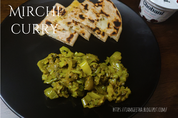 Green Chili Curry Recipe Mirchi Curry IamGeetha