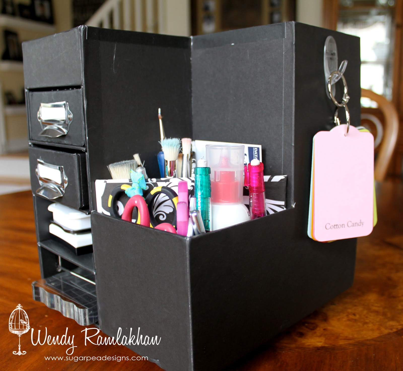 SugarPea Designs Cardstock and Paper Pad Storage Ideas