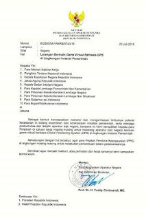 Surat Edaran Menteri PANRB tentang Semua ASN Dilarang Main Pokemon GO