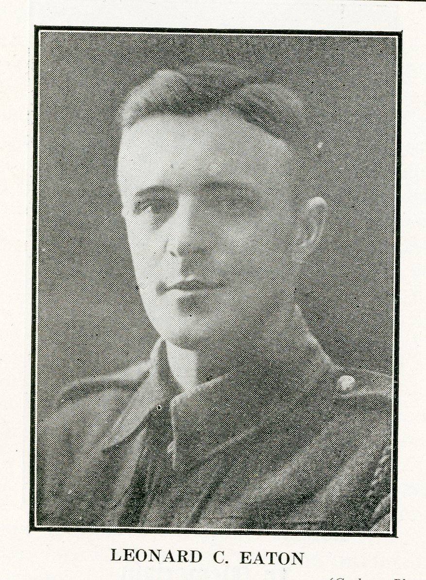 Remembering Leonard Carl Eaton died 100 years ago Acadia and the War