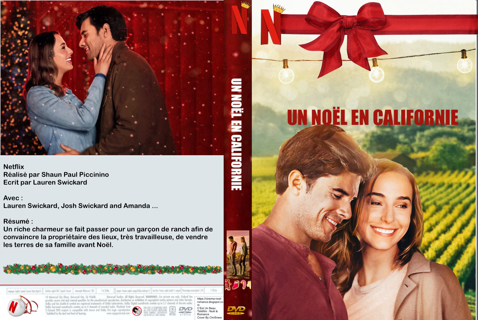 Un Noël En Californie C'est un beau téléfilm : Noël et Romance...Chrisnow: UN NOËL EN
