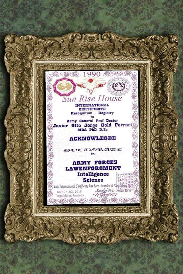 Austro Hungarian Grand Empire Doctorado en Fuerzas Armadas ley y