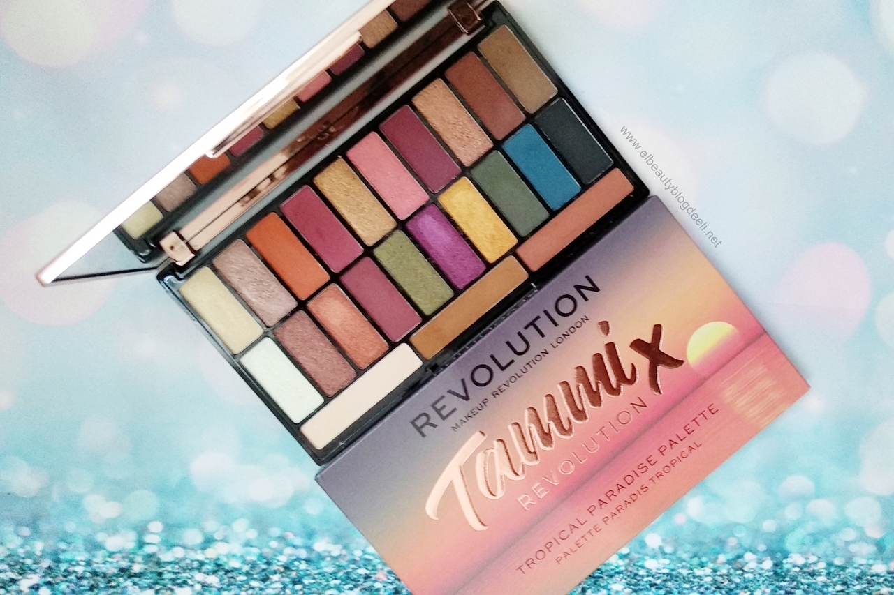 Paleta Tropical Paradise de Revolution Makeup x Tammi El beauty blog