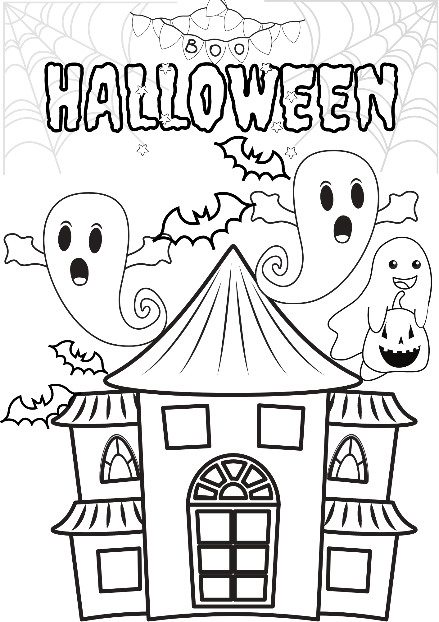 Halloween Colouring Sheet - Lipgloss And Curves