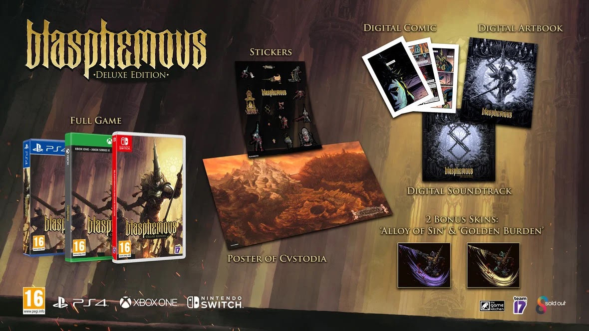 Blasphemous (Switch) ganhará edição Deluxe no formato físico