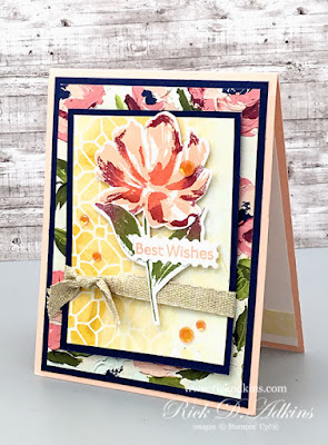 Stampin' Up! Art Gallery - Best Wishes Card by Rick Adkins