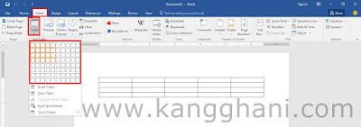  Tabel mempunyai kegunaan sekali saat kita ingin mengelompokkan sesuatu hal Cara Lengkap Membuat Tabel di Microsoft Word