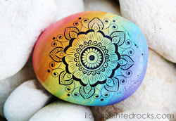 mandala rock rainbow rocks painted paint painting easy designs mandalas watercolor tattoos henna cincinnati medicine practice these