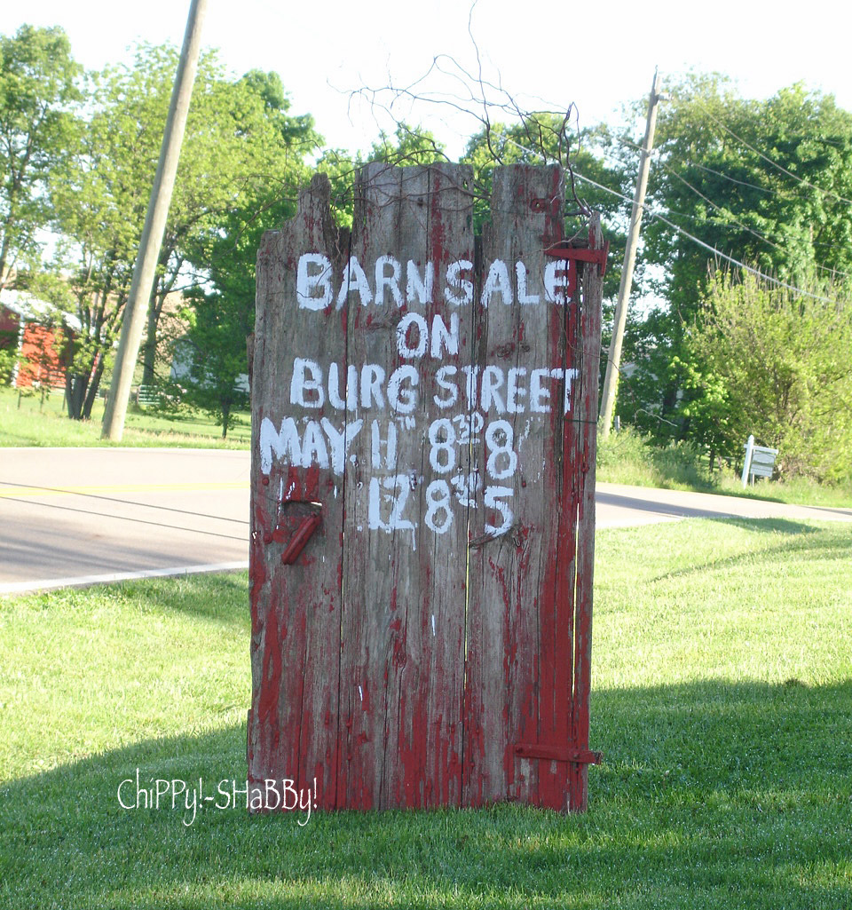 ChiPPy! SHaBBy! BARN SaLe Granville, Ohio...