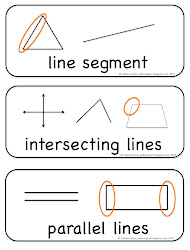 geometry grade 3rd vocabulary cards math lines shapes shape intersecting parallel third angles teaching 4th area vocab mrs patton polygons