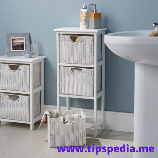White Wicker Bathroom Tips Pedia