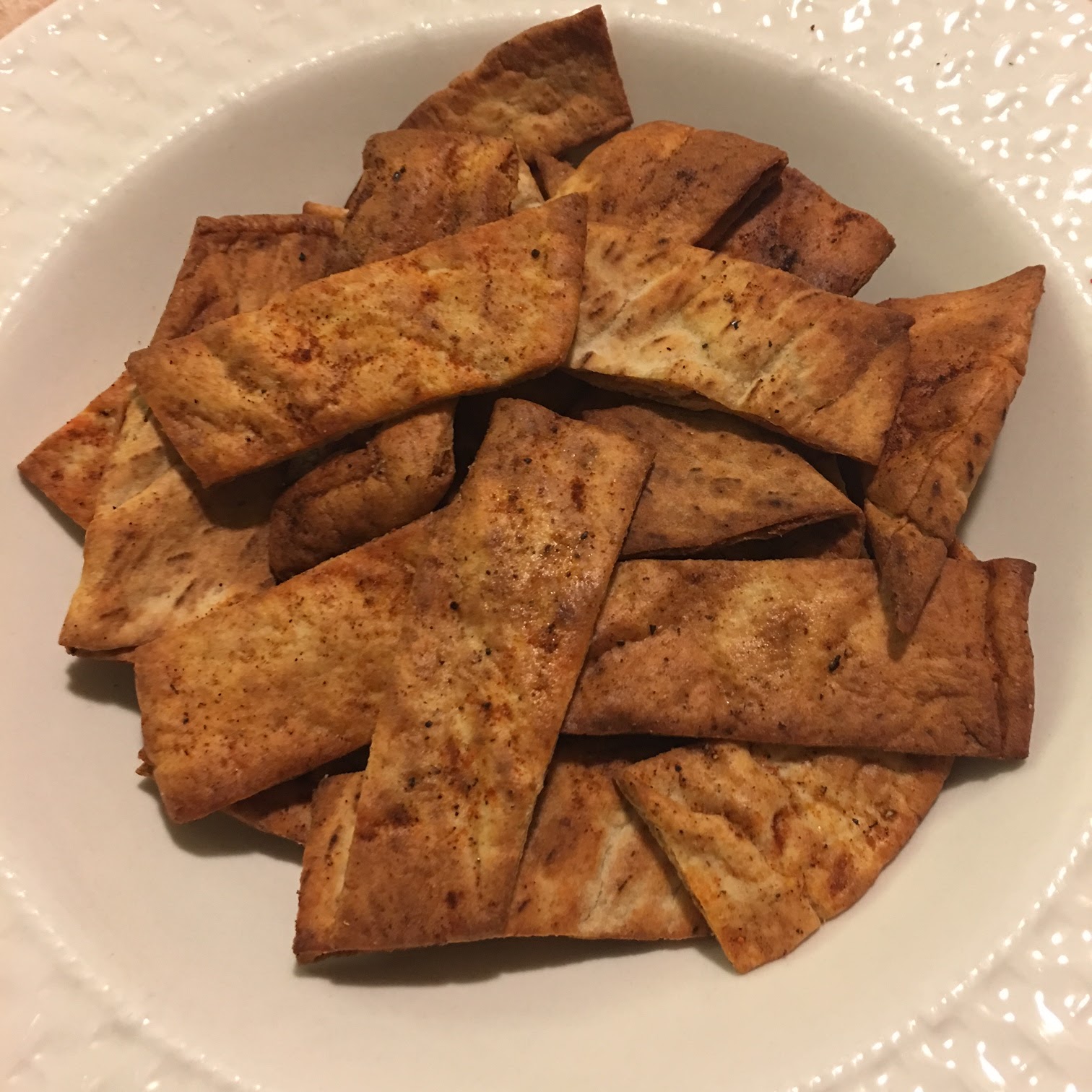 Toast to Roast Air Fried Pita Chips