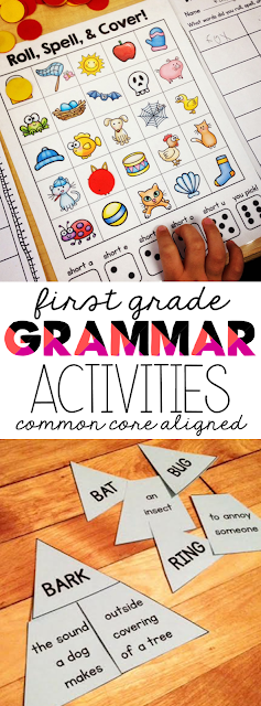 Susan Jones Teaching: First Grade Grammar Activities & Printables